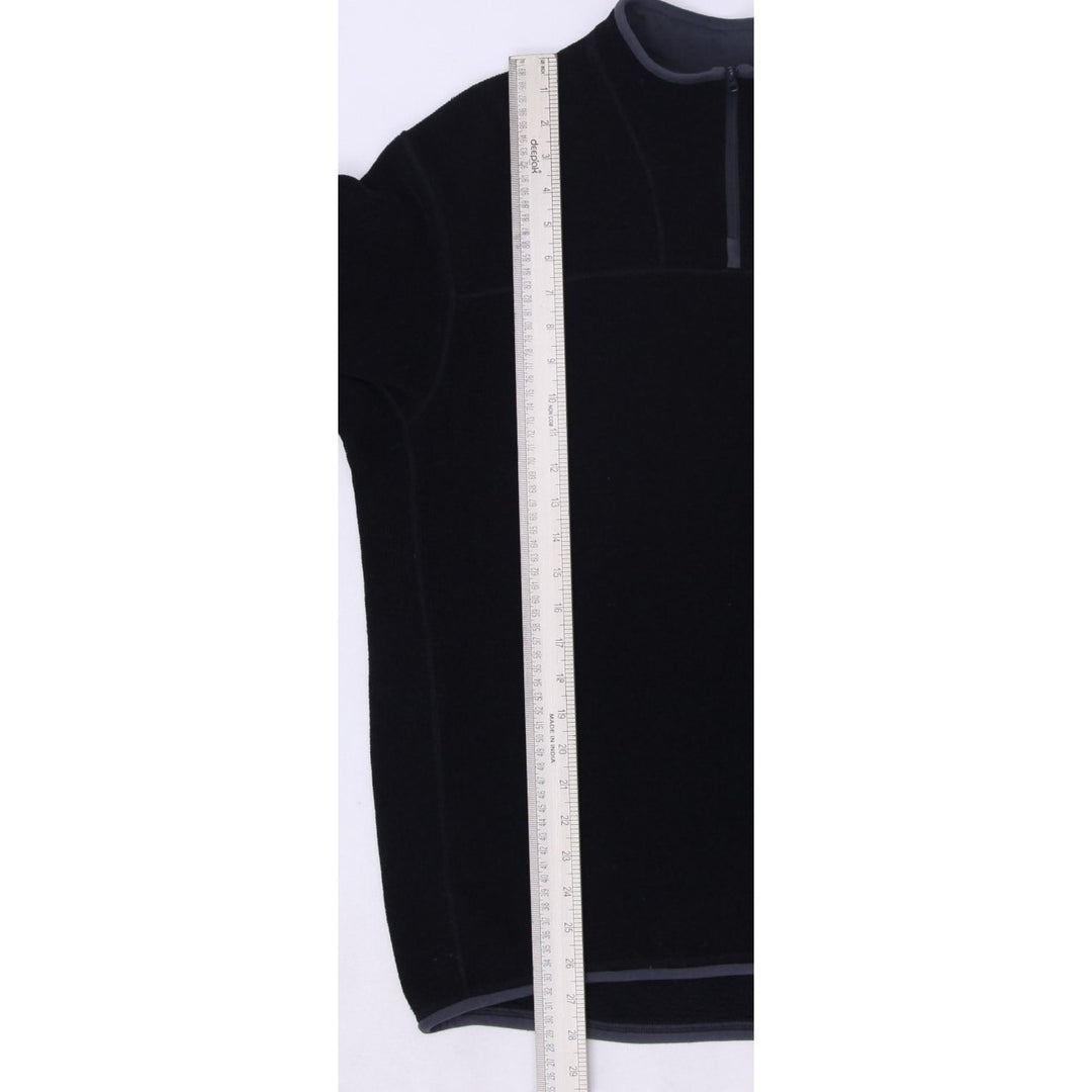 Mens Arc'teryx Delta Fleece Black 1/4 Zip Lightweight Outdoor Winter | Migration_Jackets - View 6 | Fashion Rerun