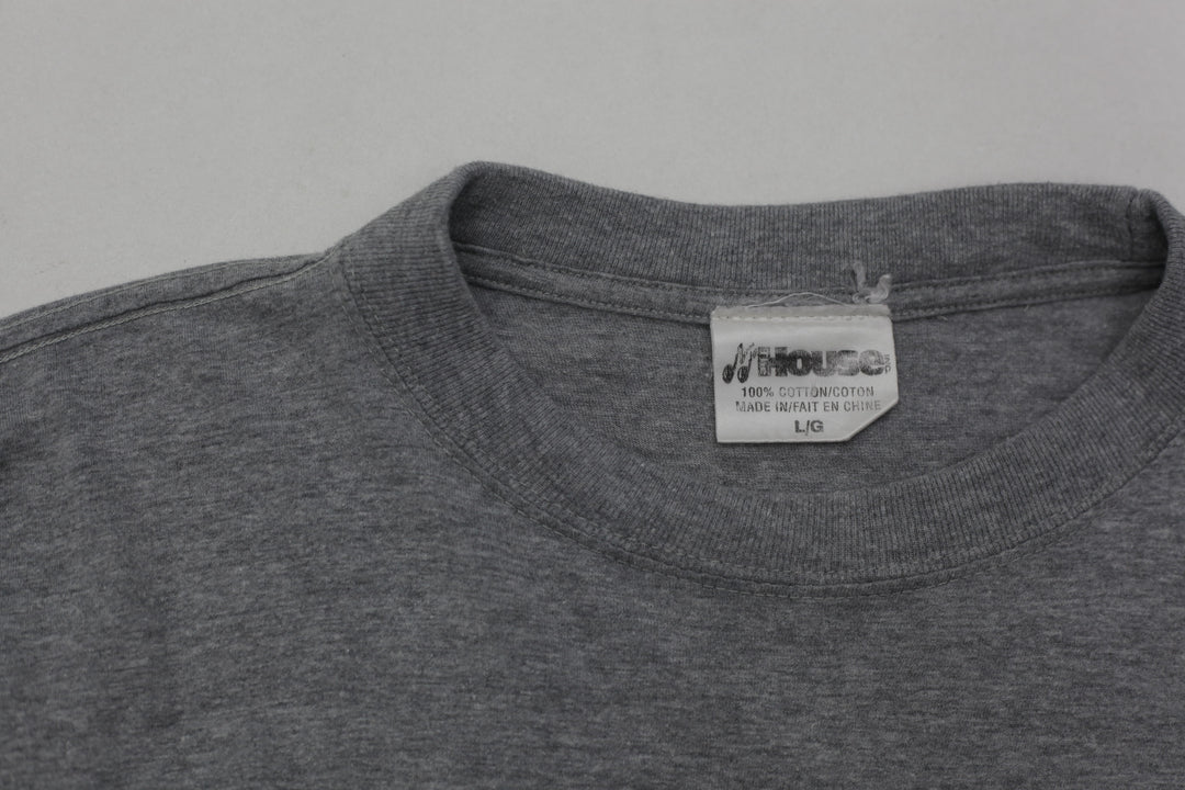 Vintage 1998 The Simpsons Get Duffed T-Shirt, Gray Size L - Fashion Rerun Vintage Migration_T-Shirt