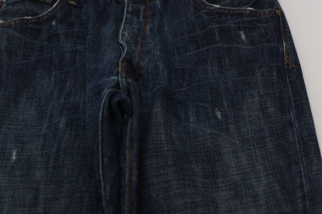 Mens Ralph Lauren Straight Leg Button Fly Mercer Low Rise Jeans