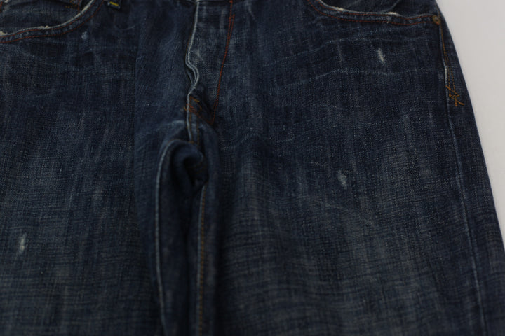 Mens Ralph Lauren Straight Leg Button Fly Mercer Low Rise Jeans