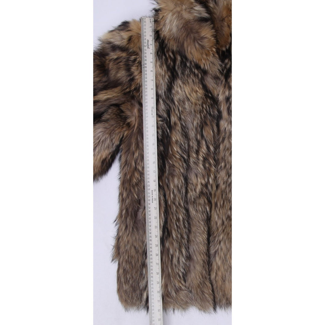 Mid-Century Vintage Heirloom Genuine Raccoon Fur Coat | Migration_Fur Antiques - View 9 | Fashion Rerun