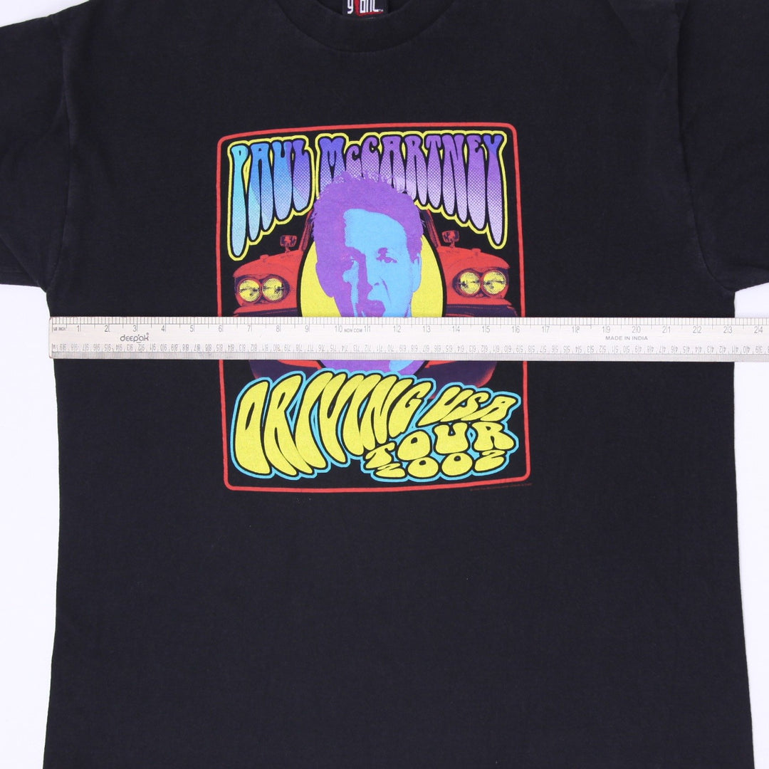 Vintage 2002 Paul McCartney Driving USA Tour T-Shirt Giant Tag Size XL USA Made