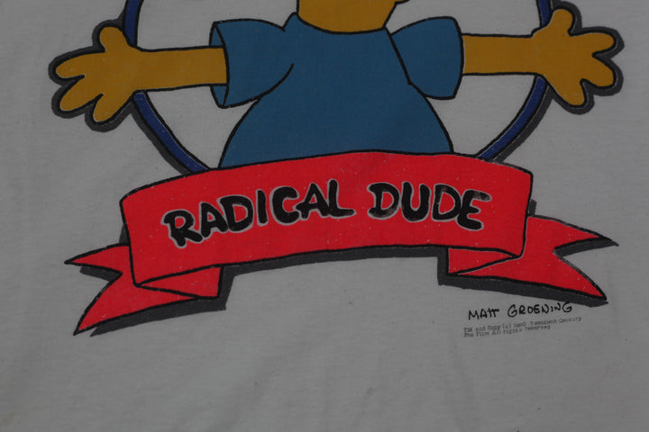 Vintage Bart Simpson T-Shirt Dont Have A Cow Man Cartoon Single Stitch - Fashion Rerun Vintage Migration_T-Shirt