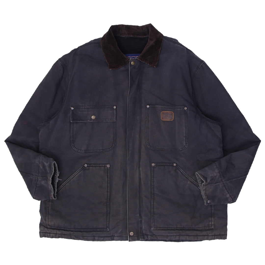 Vintage Big Smith Cotton Canvas Barn Chore Mens Farm Jacket | Migration_Jacket | Fashion Rerun