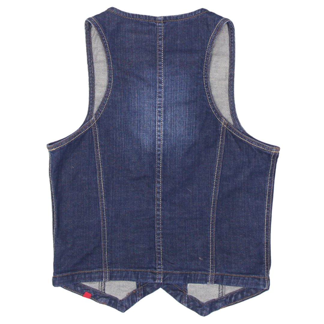 Y2K Ladies EDC By Esprit Sleeveless Denim Vest