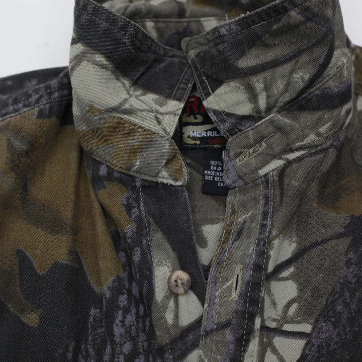 Mens Ranger Merrill & Forbes Outfitter Camo Button Shirt