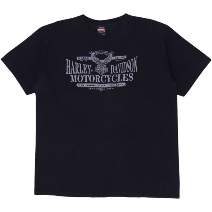 Mens Harley Davidson T-Shirt Black Graphic Porto