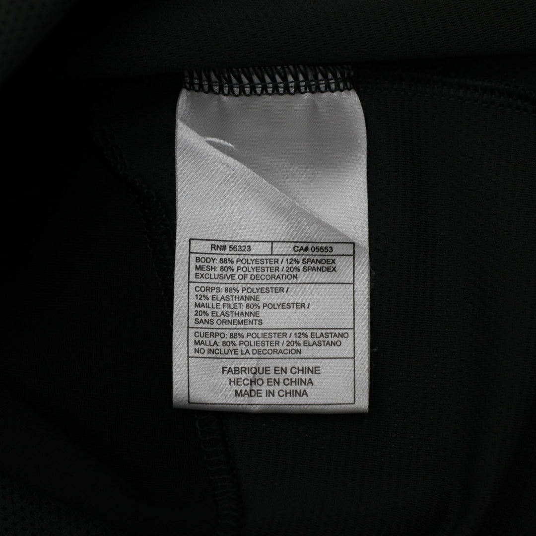 Ladies Nike FIT DRY Full-Zip Track Jacket Black Charcoal Grey Size S