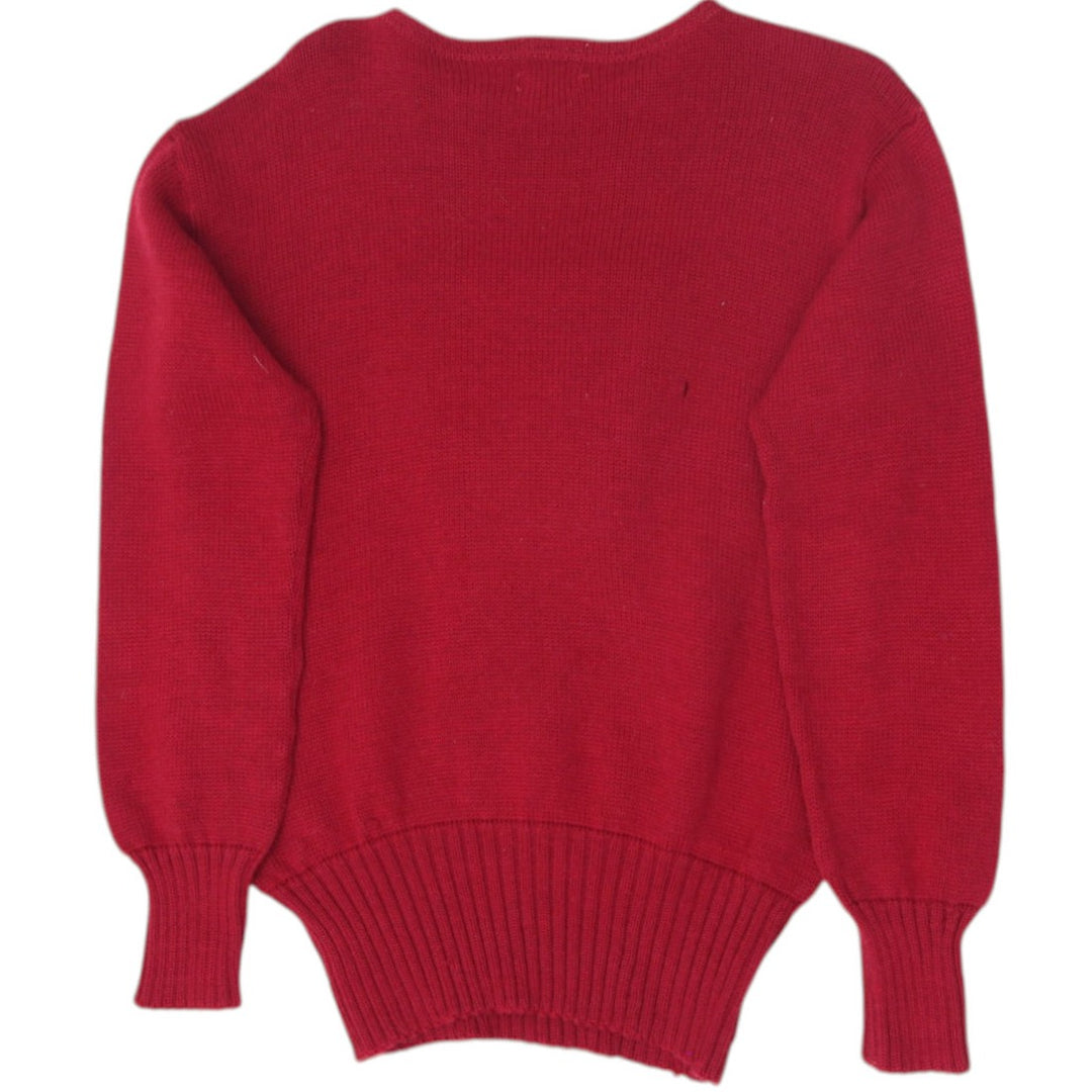 Vintage 80s University of Wisconsin Letterman's Sweater Made in USA Size L | Migration_Jumper & Knitwear - Si | Fashion Rerun
