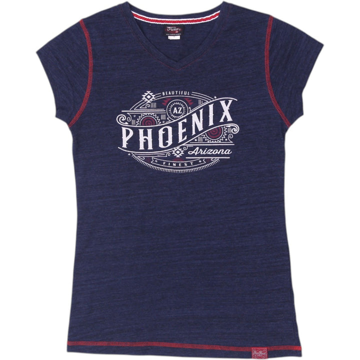 Y2K Ladies Premium 51 Series Phoenix Arizona V-Neck T-Shirt Size M