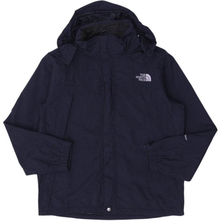 Mens The North Face Jacket Black Hooded Waterproof Windbreaker M