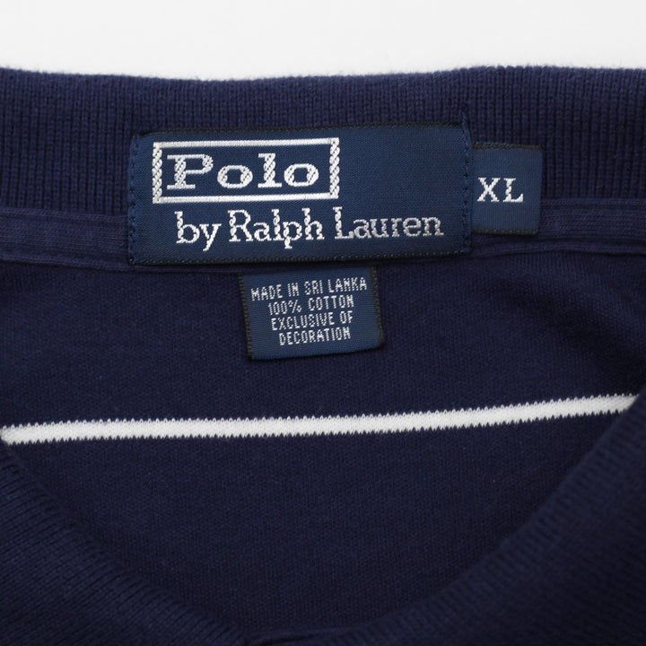 Mens Polo Ralph Lauren Striped Short Sleeve Polo T-Shirt size XXL