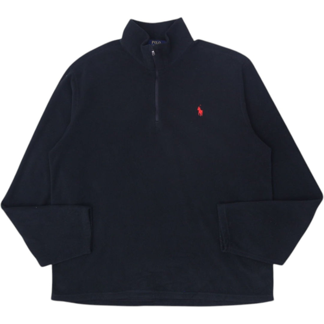 Mens Polo Ralph Lauren Performance Black Fleece Quarter Zip Sweater L | Migration_Jumper & Knitwear RL Collec | Fashion Rerun