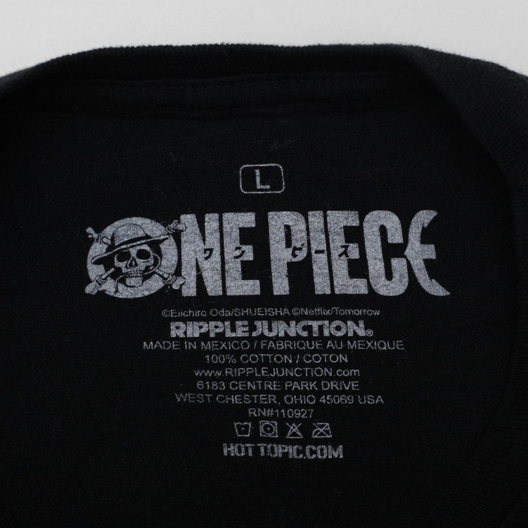 Mens Ripple Junction One Piece Live Action Going Merry Poster T-Shirt Size L