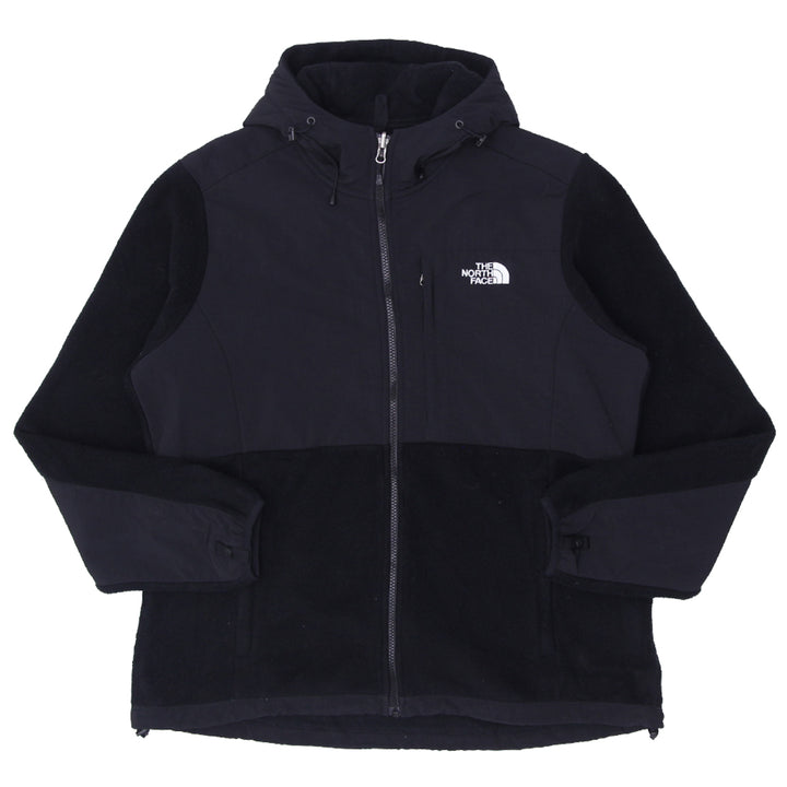 Ladies The North Face Fleece Hooded Denali Jacket Black - Fashion Rerun Vintage Migration_Sweaters