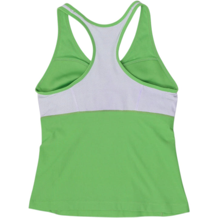 Ladies Nike Fit Dry Built In Bra Mesh Racerback Running Workout Tank Top Size M