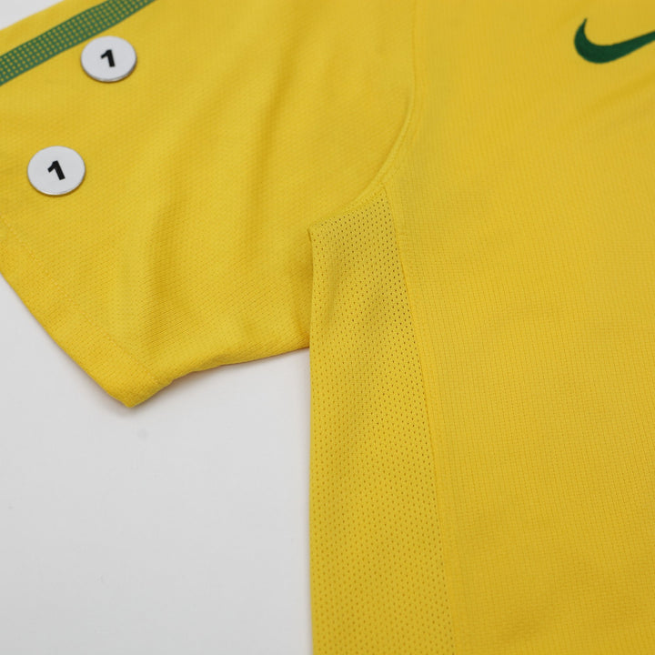 Mens 2010 Nike Brazil Home Football Jersey #10 Size L