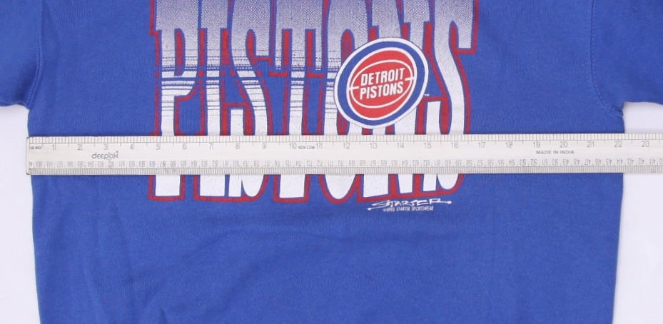 Vintage 90s Detroit Pistons Graphic Sweatshirt Made in USA Size XL | Migration_Sweatshirts - Alternate View | Fashion Rerun