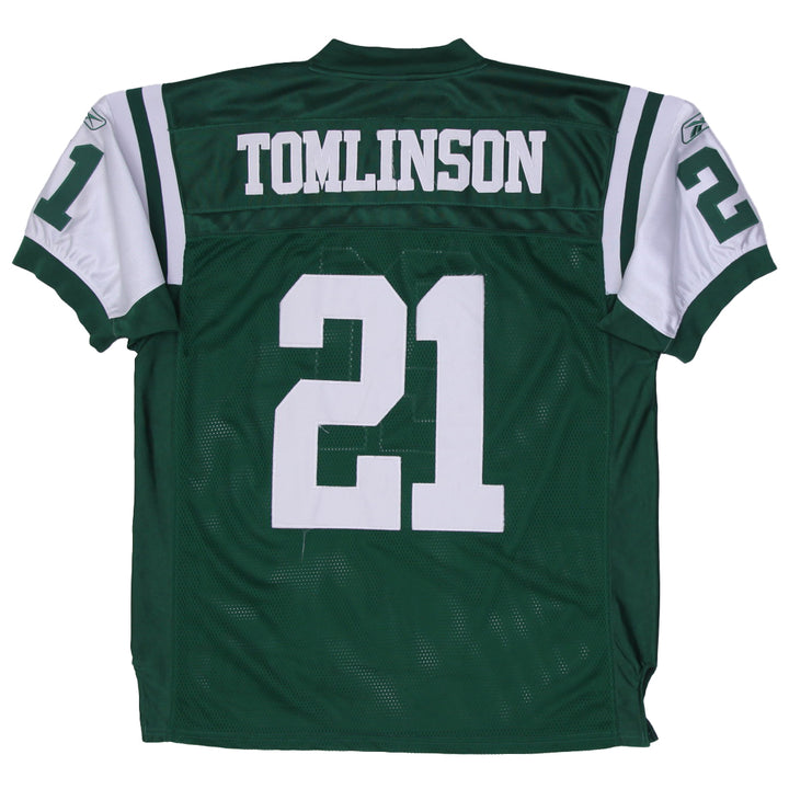 Mens New York Jets Ladainian Tomlinson #21 Stitched Jersey