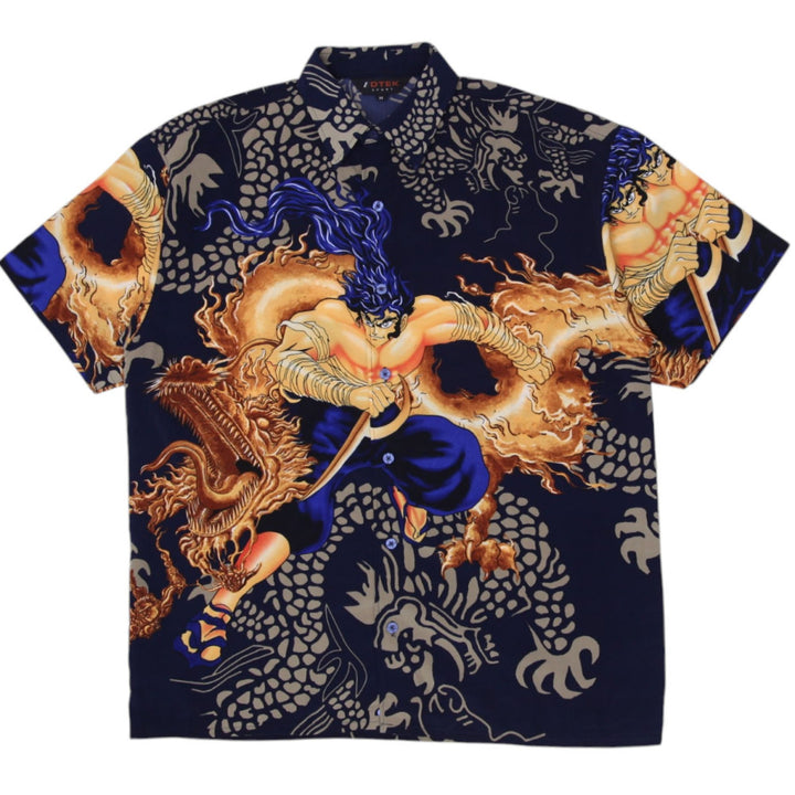Mens DTEK Sport All Over Print Short Sleeve Shirt