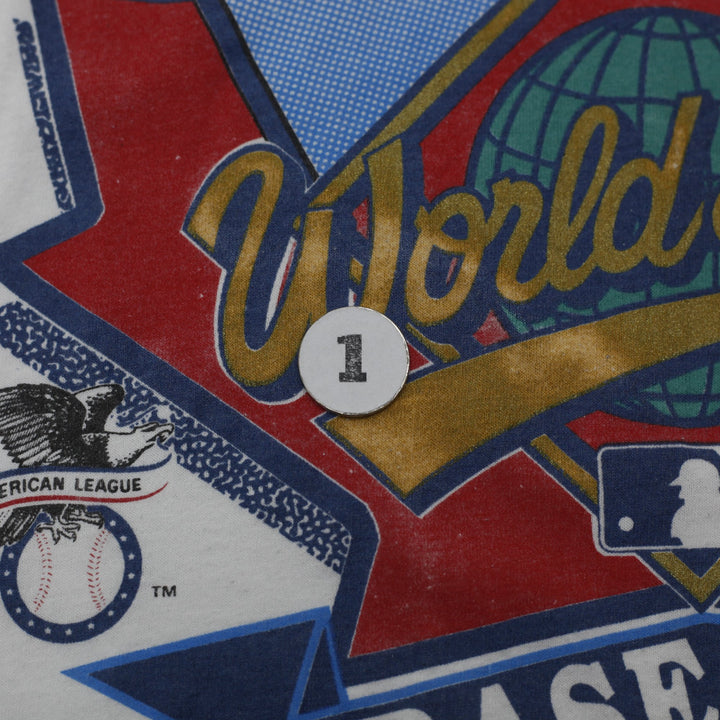 Vintage 1992 World Series MLB Toronto Blue Jays and Atlanta Braves S.Stitch
