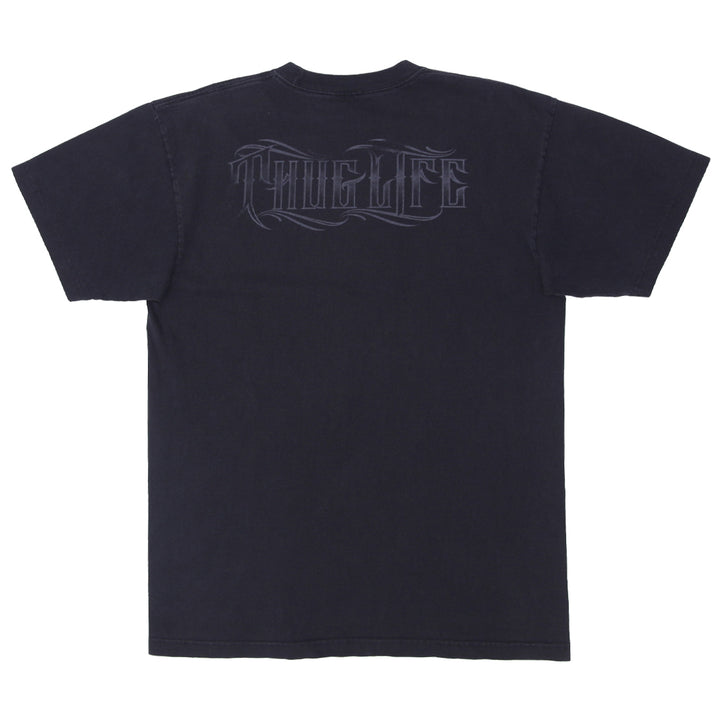 Vintage Tupac Shakur Smoke Cross Thug Life T-Shirt Shaka Wear L - Fashion Rerun Vintage Migration_T-Shirt