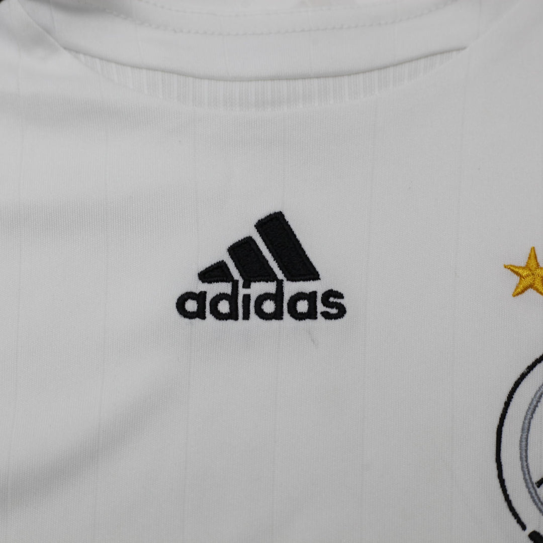 Mens Adidas Germany 2005-06 Home Football Jersey White World Cup 2006