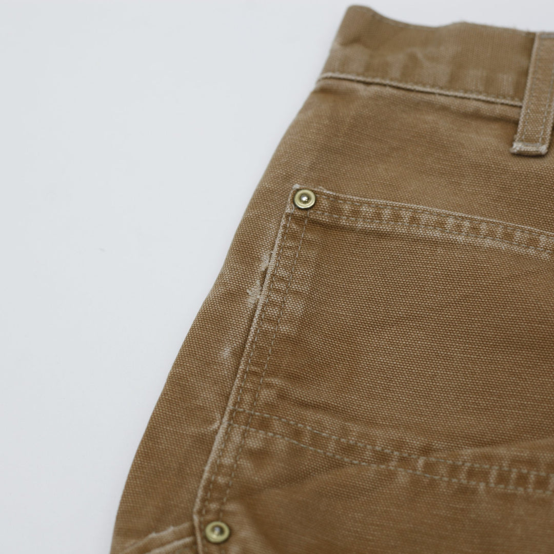 Mens Carhartt Canvas Workwear Utility Cargo Pants Size 32x32
