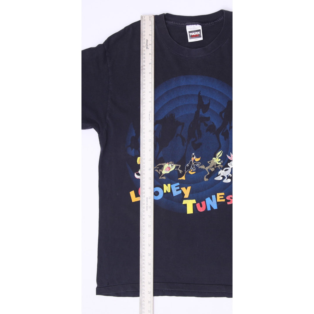Vintage 90s Warner Bros Looney Tunes Character Circle T-Shirt Size L