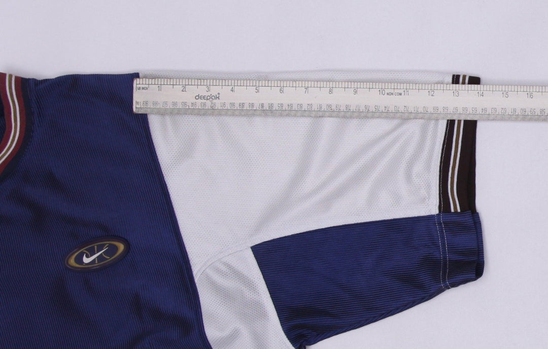 Vintage 90s Nike Warm Up Basketball Shooting Jersey Shirt Size M | Migration_Jerseys - View 8 | Fashion Rerun