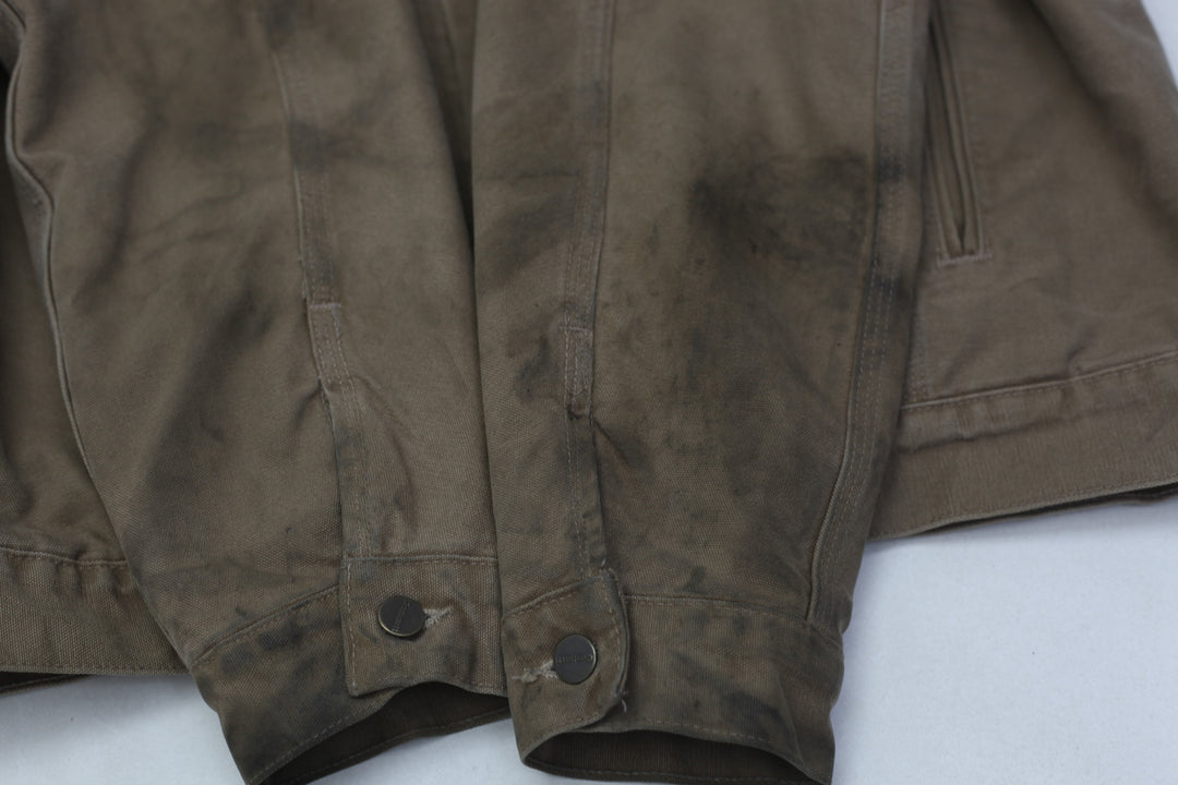 Mens J233-FRB Carhartt Sherpa Lined Jean Jacket