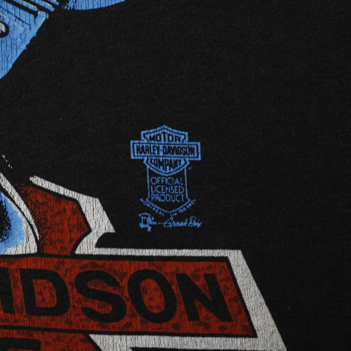Vintage Mens Harley Davidson Biker Logo Graphic T-Shirt Size L | Migration_T-Shirts - Detail View | Fashion Rerun