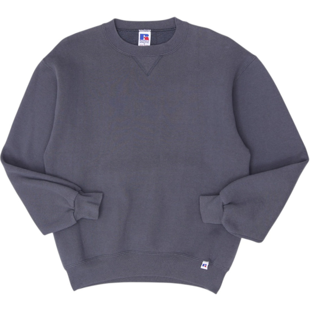 Vintage 90s Russell Athletic Sweatshirt Charcoal Made in USA Size M