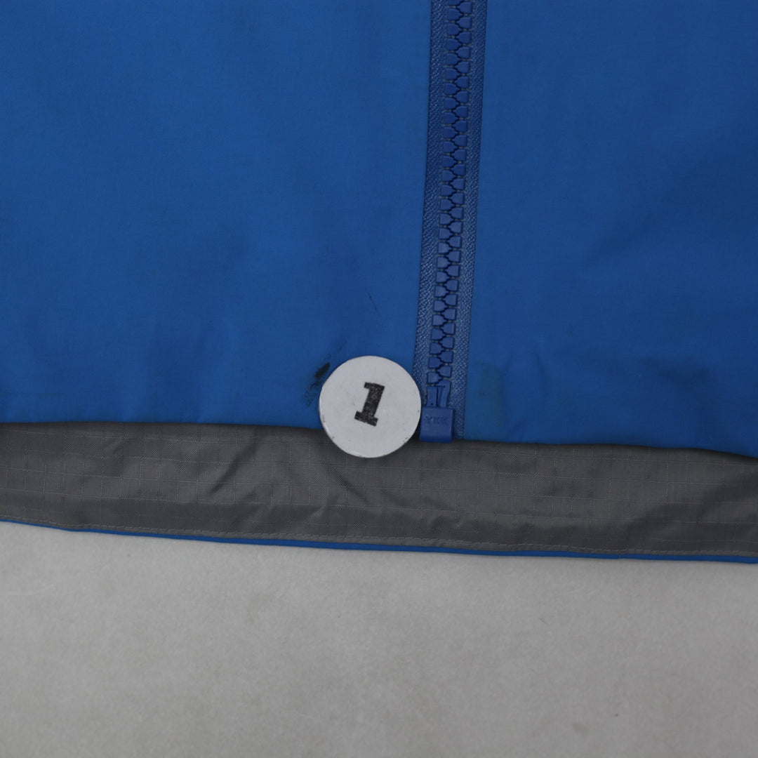 Mens Arc'teryx Jacket Blue Hooded Lightweight Waterproof L