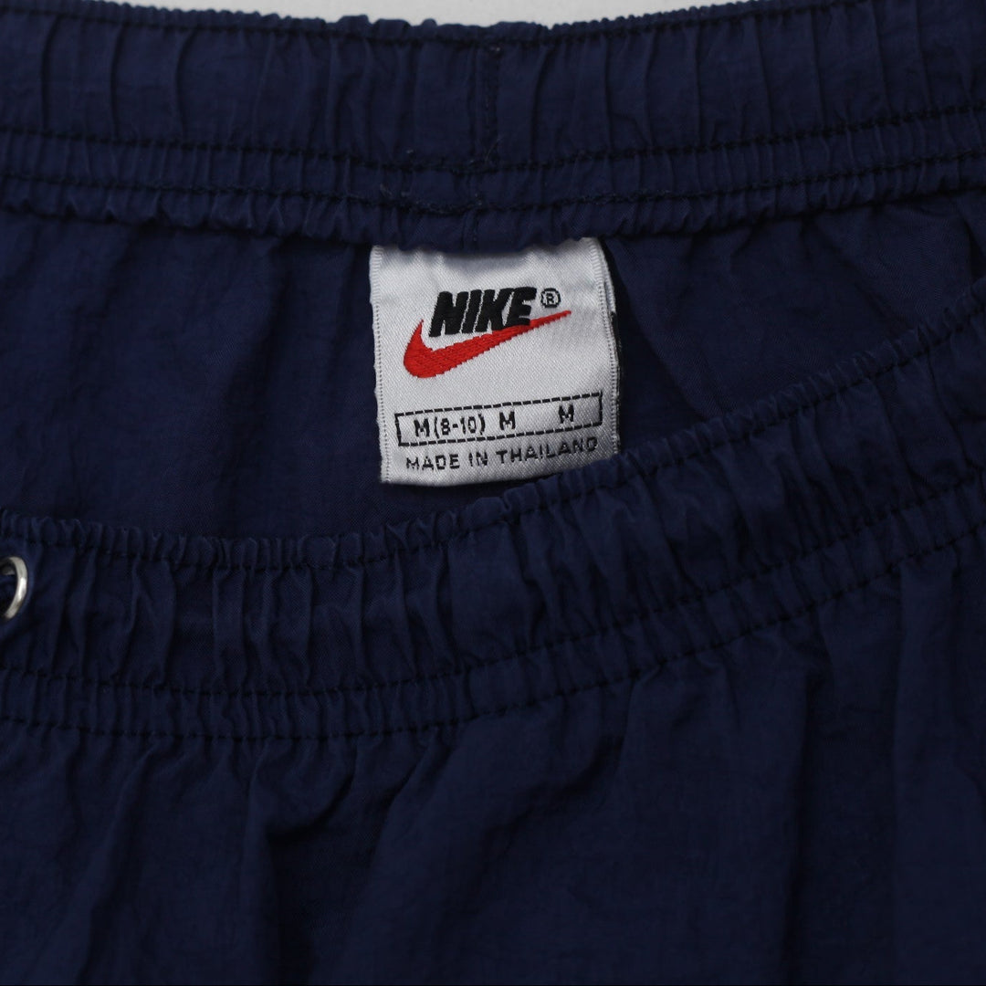 Vintage Ladies Embroidered Nike Logo Nylon Sports Shorts