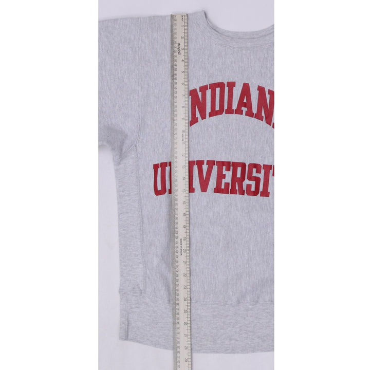Vintage Champion Reverse Weave Sweatshirt Gray Indiana University Logo Large | Migration_Sweatshirt - View 6 | Fashion Rerun