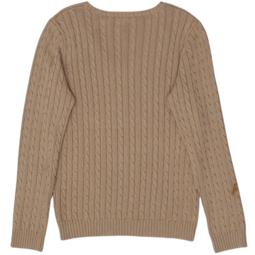 Lauren Ralph Lauren Cable Knit Sweater Size L | Migration_Knitwear & Sweaters - Side View | Fashion Rerun
