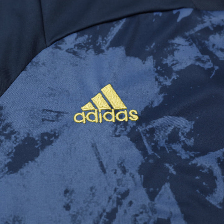 Mens Adidas Colombia 2020-21 Away Football Jersey Blue Camo Size S