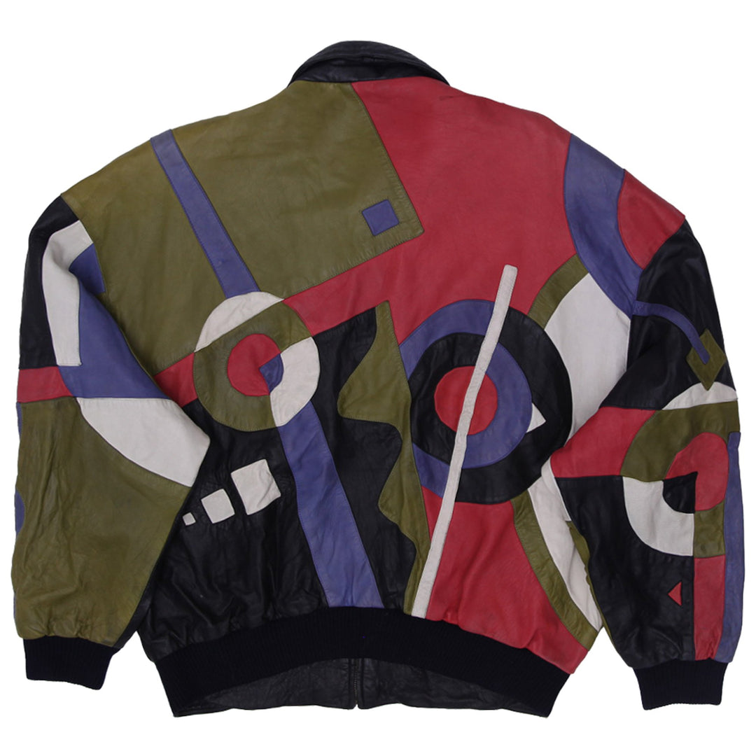 Vintage Marc Buchanan 90s Pelle Pelle Picasso Slightly Distressed Leather Jacket