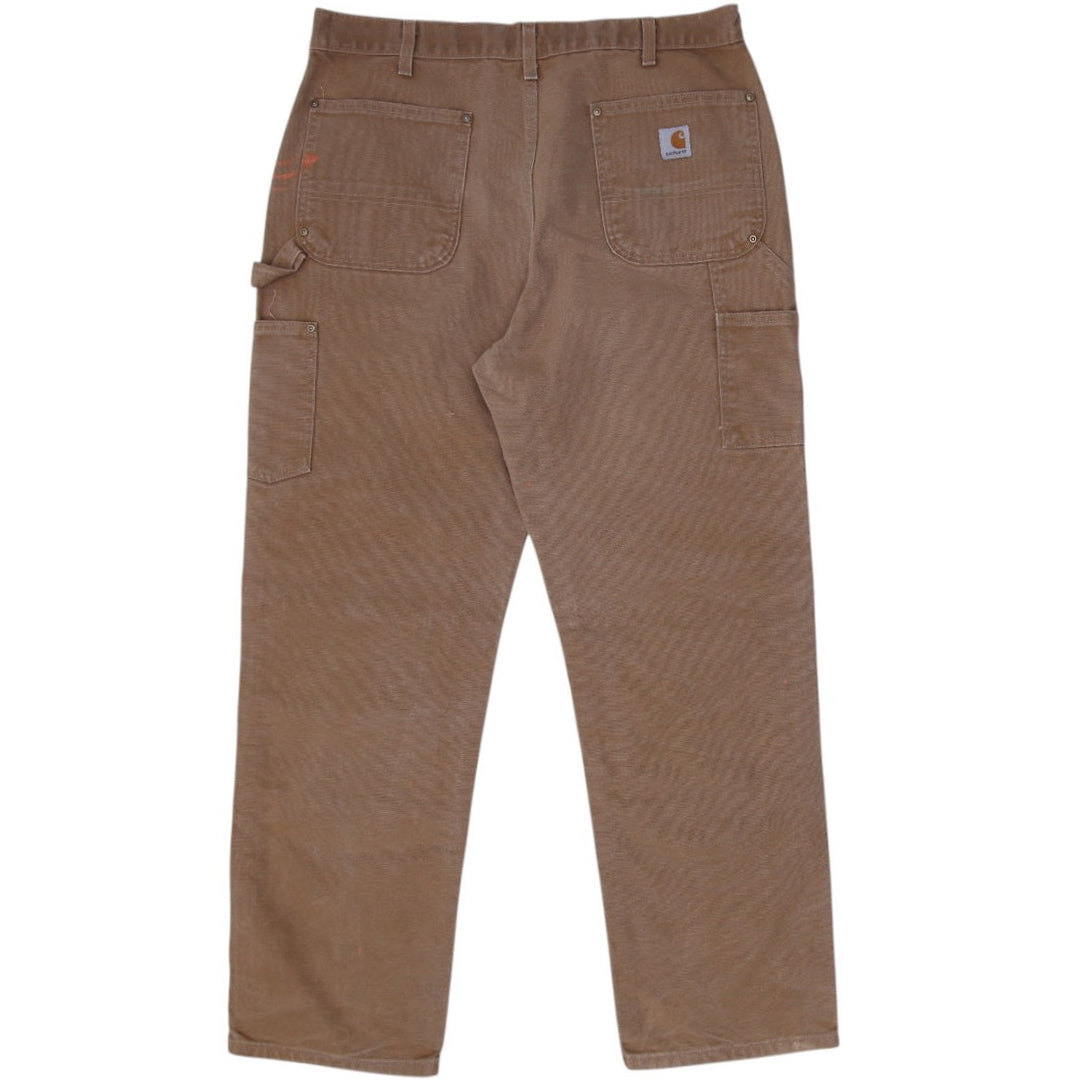 Mens Carhartt B01 BRN Dungaree Fit Workwear Double Knee Pants Size 36/32 | Migration_Pants WW Collection - Si | Fashion Rerun