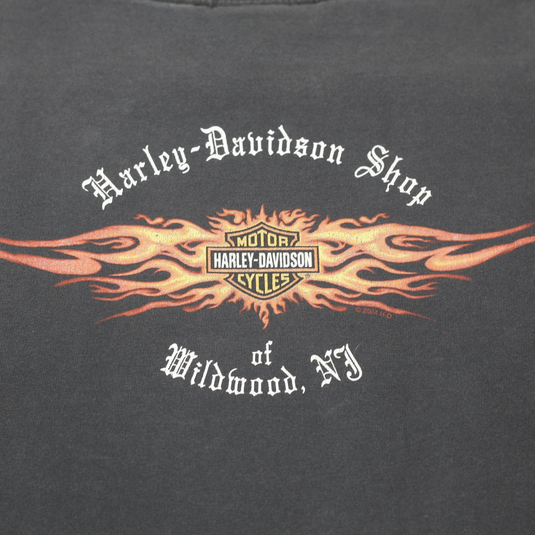 Vintage Mens Harley Davidson Graphic Biker Cotton T-Shirt Size XL