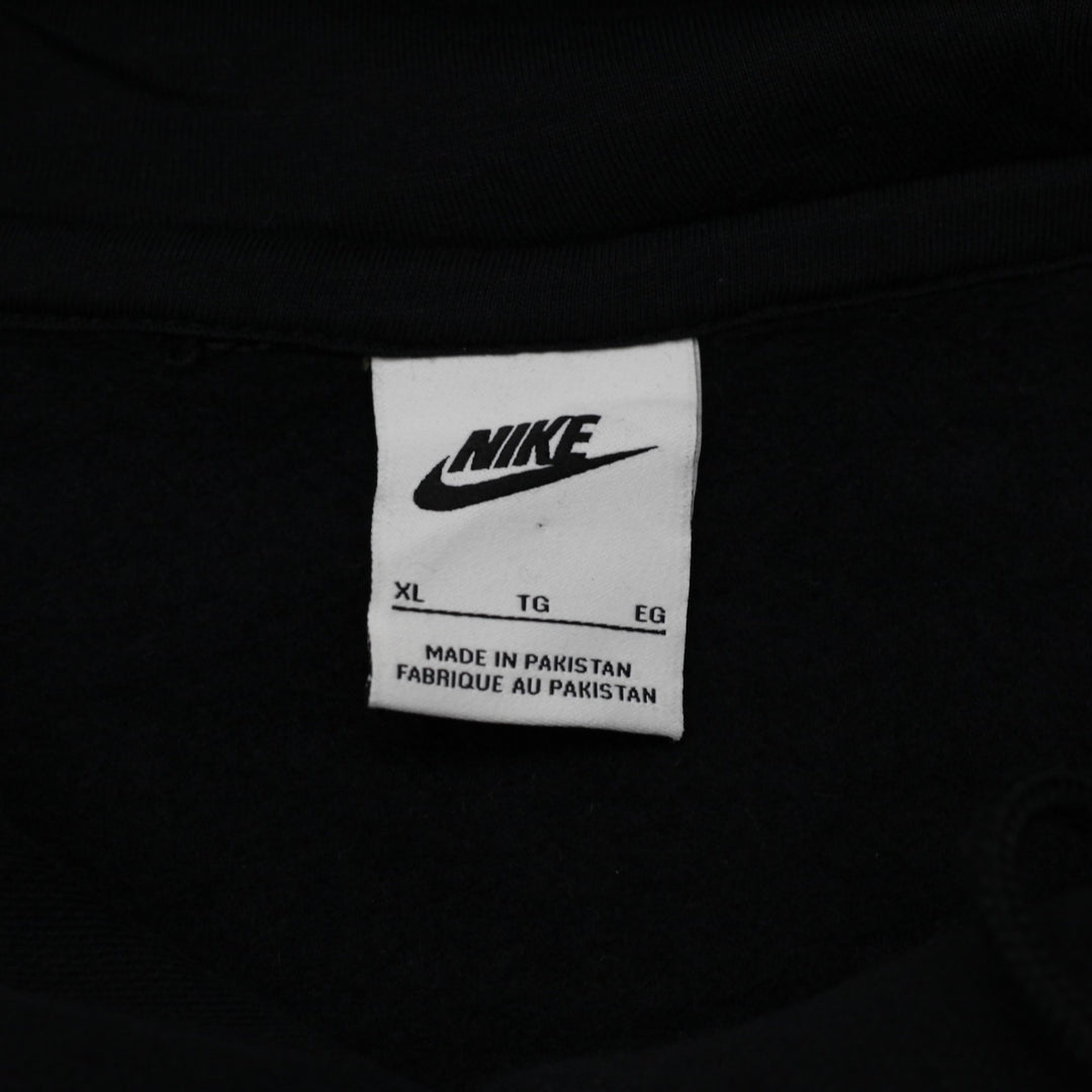 Mens Nike Hoodie Black Embroidered Center Swoosh Size XL