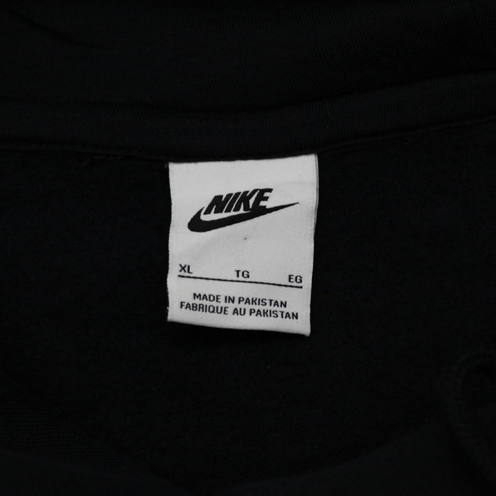 Mens Nike Hoodie Black Embroidered Center Swoosh Size XL