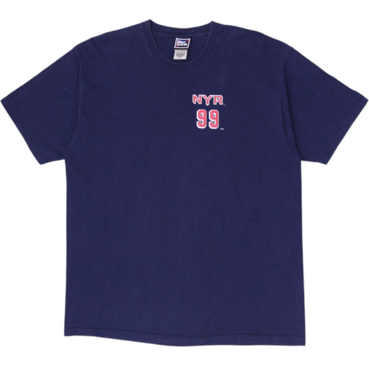Vintage Pro Player Wayne Gretzky #99 NY Rangers The Great One T-Shirt Size XL