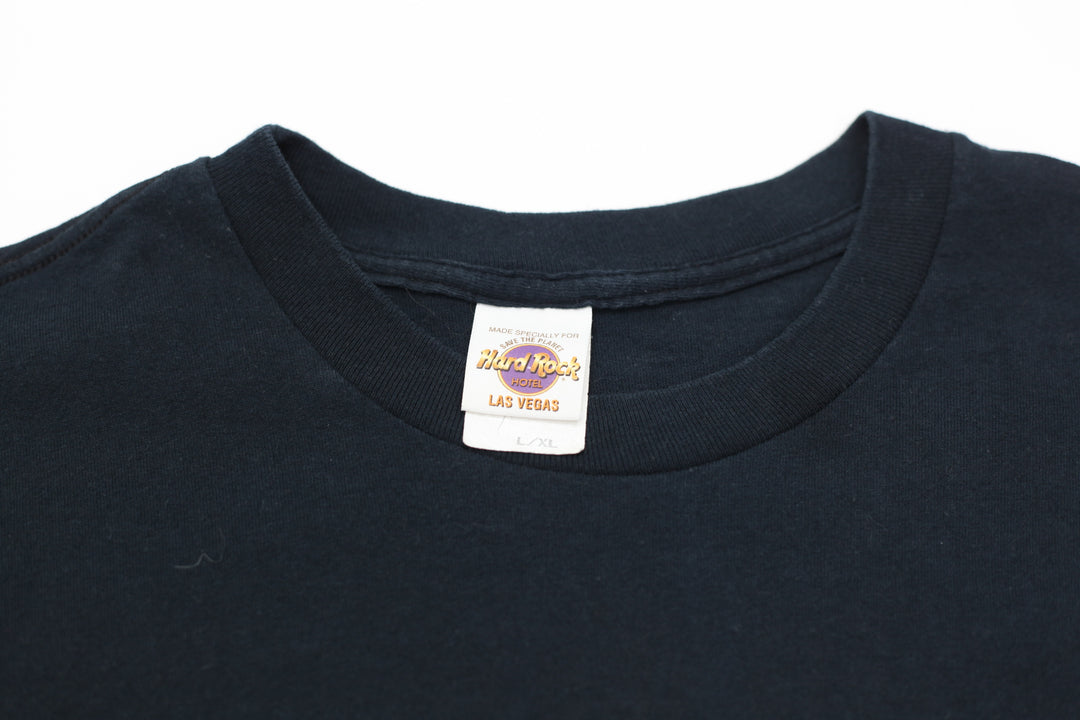 Vintage Hard Rock Cafe Shirt Large Save The Planet Las Vegas Single Stitch USA