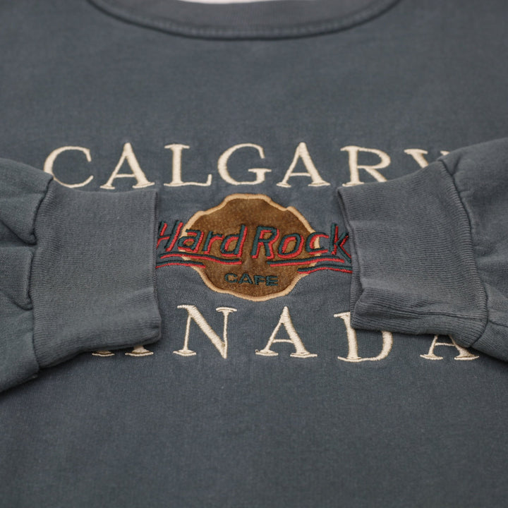 Vintage Mens Hard Rock Cafe Calgary Sweatshirt Size XL