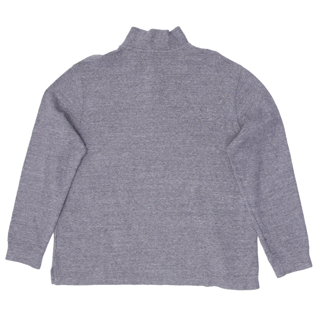 Mens Polo Ralph Lauren Gray Quarter Zip Sweater