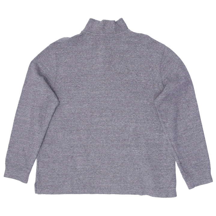 Mens Polo Ralph Lauren Gray Quarter Zip Sweater