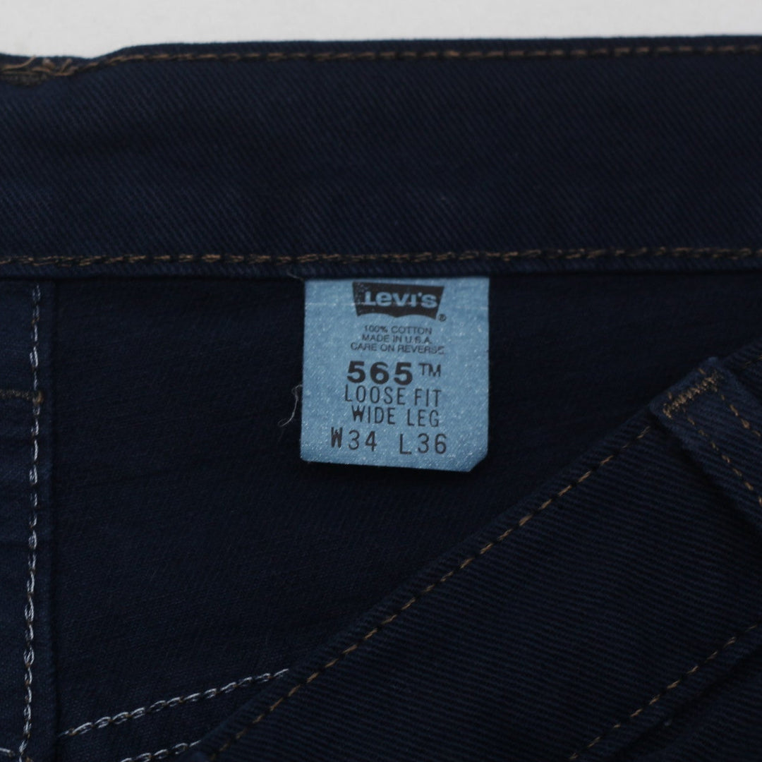 Vintage Levis Orange Tab 565 Loose Fit Wide Leg Jeans