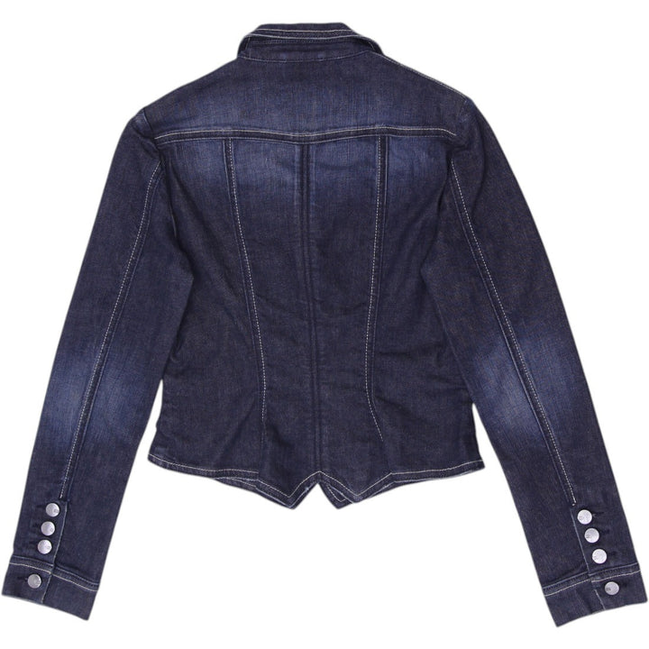 Ladies Hugo Boss Cropped Denim Blazer Jacket